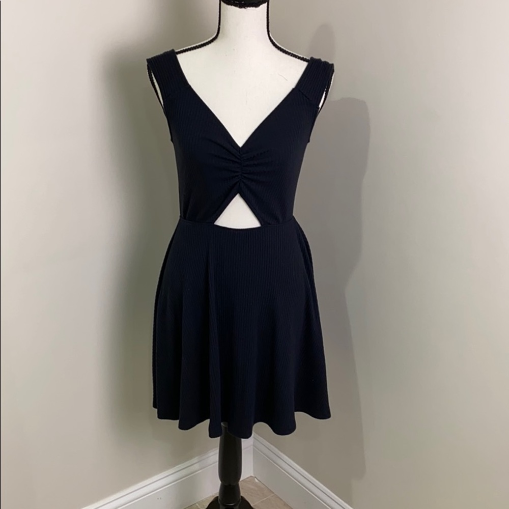 Black Abercrombie & Fitch Skater Dress Size MP